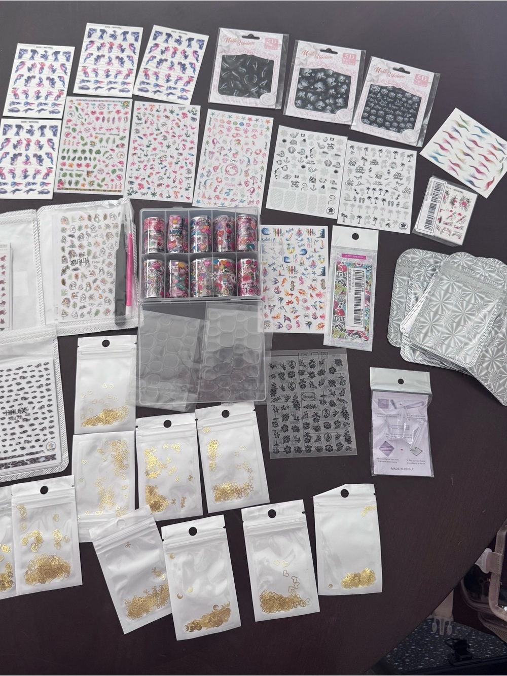 Nail Art Accessories Kit - Mixed Colors